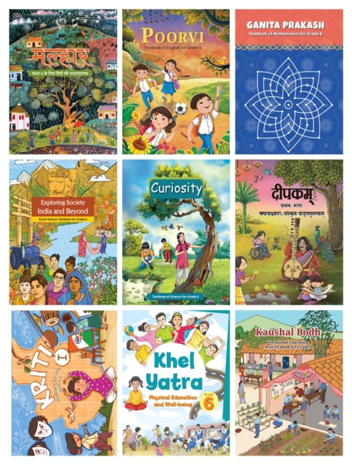 NCERT | Books Set | Class 6 | Set of 9 Books | English Medium |